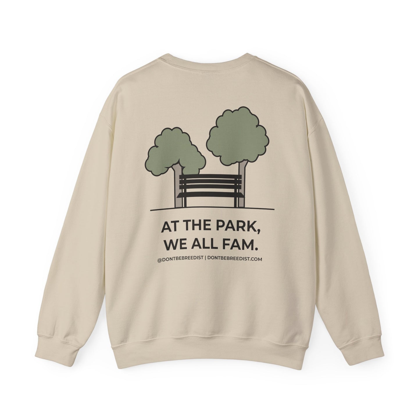 DBB | At The Park, We All Fam | Unisex Heavy Blend™ Crewneck Sweatshirt