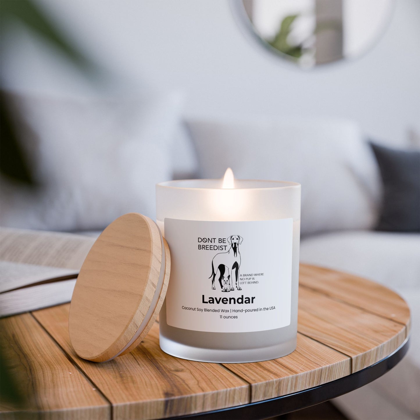 DBB | Frosted Glass Candle, 11oz