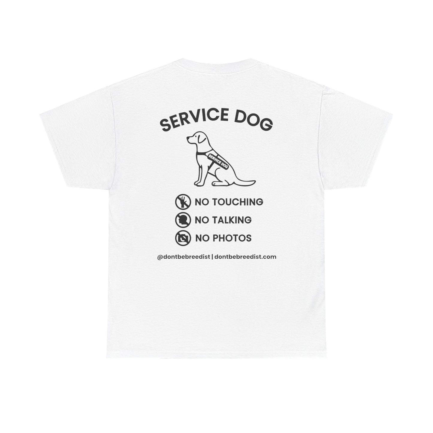 DBB | Service Dog Awareness Unisex Heavy Cotton Tee
