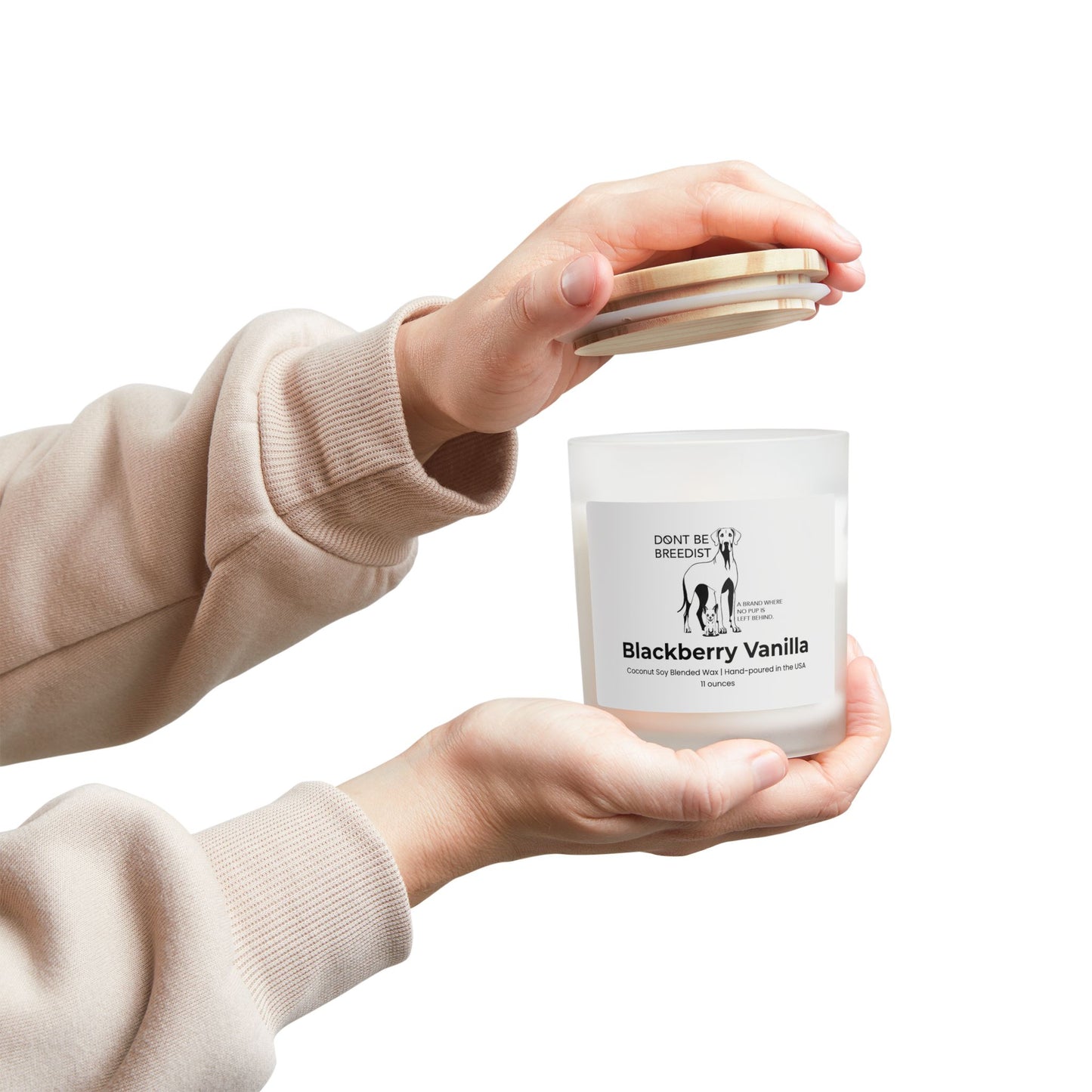 DBB | Frosted Glass Candle, 11oz