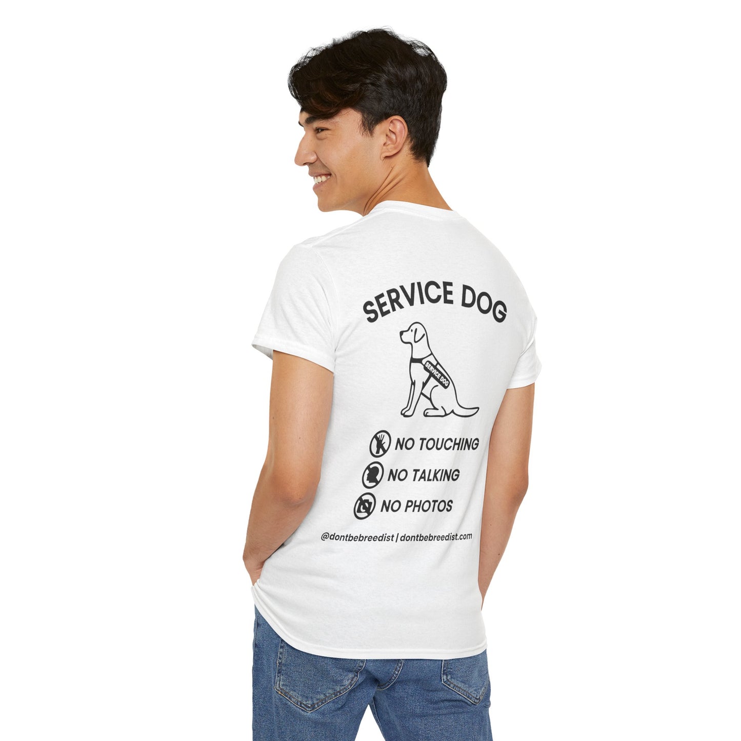DBB | Service Dog Awareness Unisex Heavy Cotton Tee