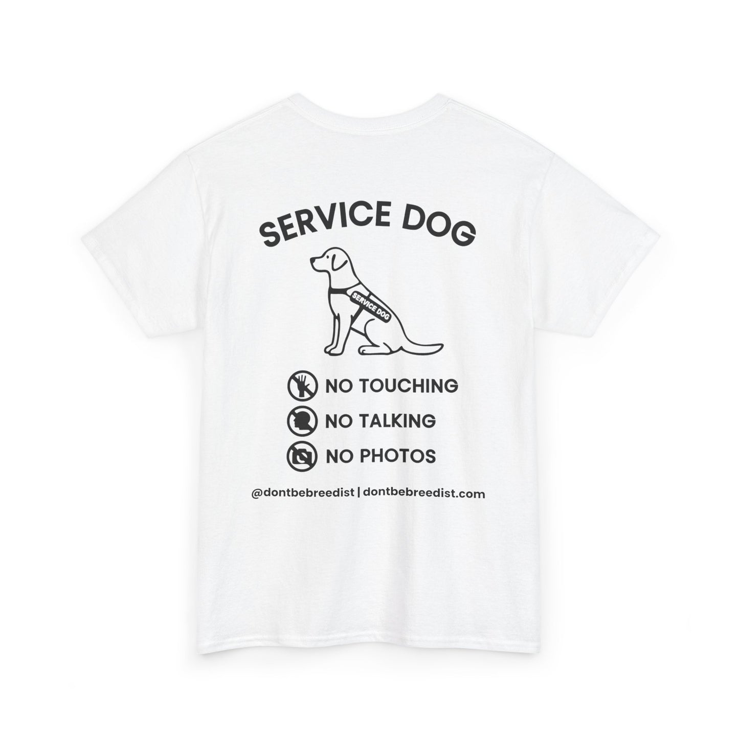 DBB | Service Dog Awareness Unisex Heavy Cotton Tee