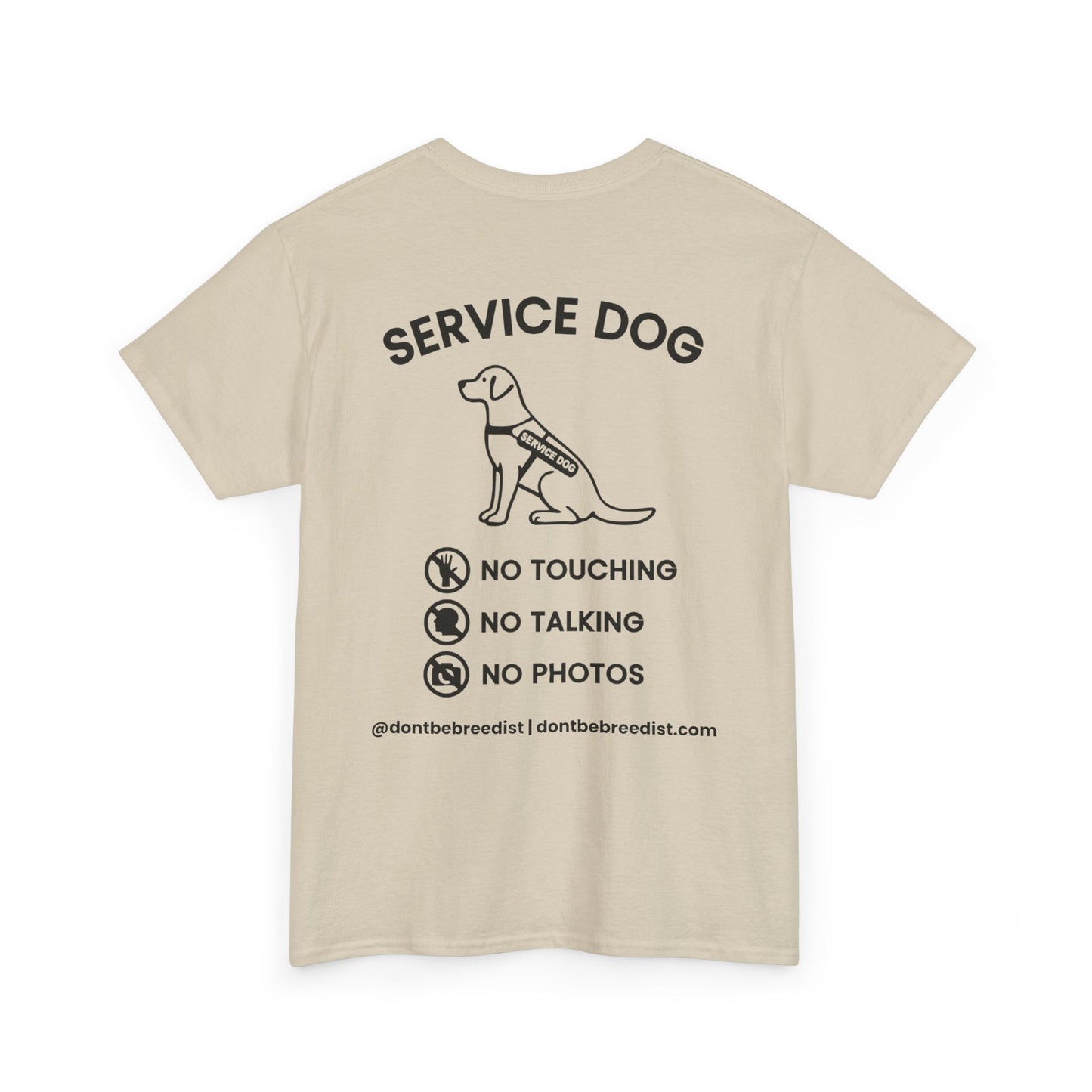 DBB | Service Dog Awareness Unisex Heavy Cotton Tee