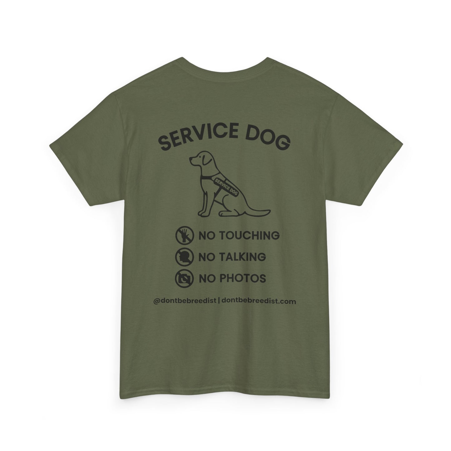 DBB | Service Dog Awareness Unisex Heavy Cotton Tee