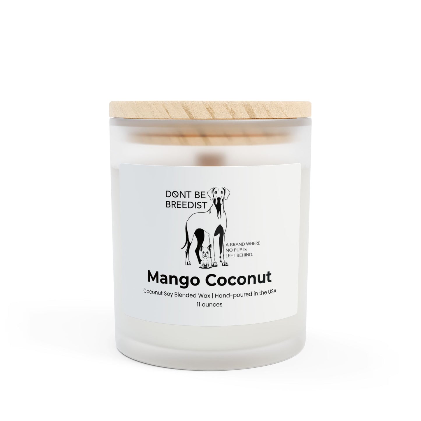 DBB | Frosted Glass Candle, 11oz