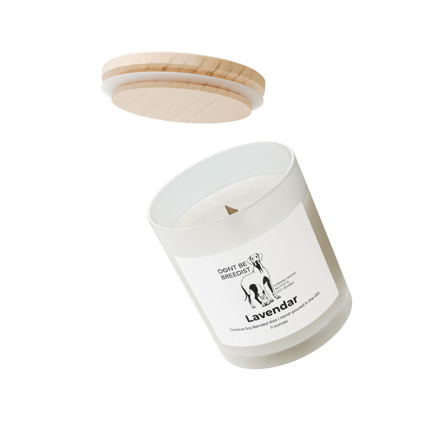 DBB | Frosted Glass Candle, 11oz