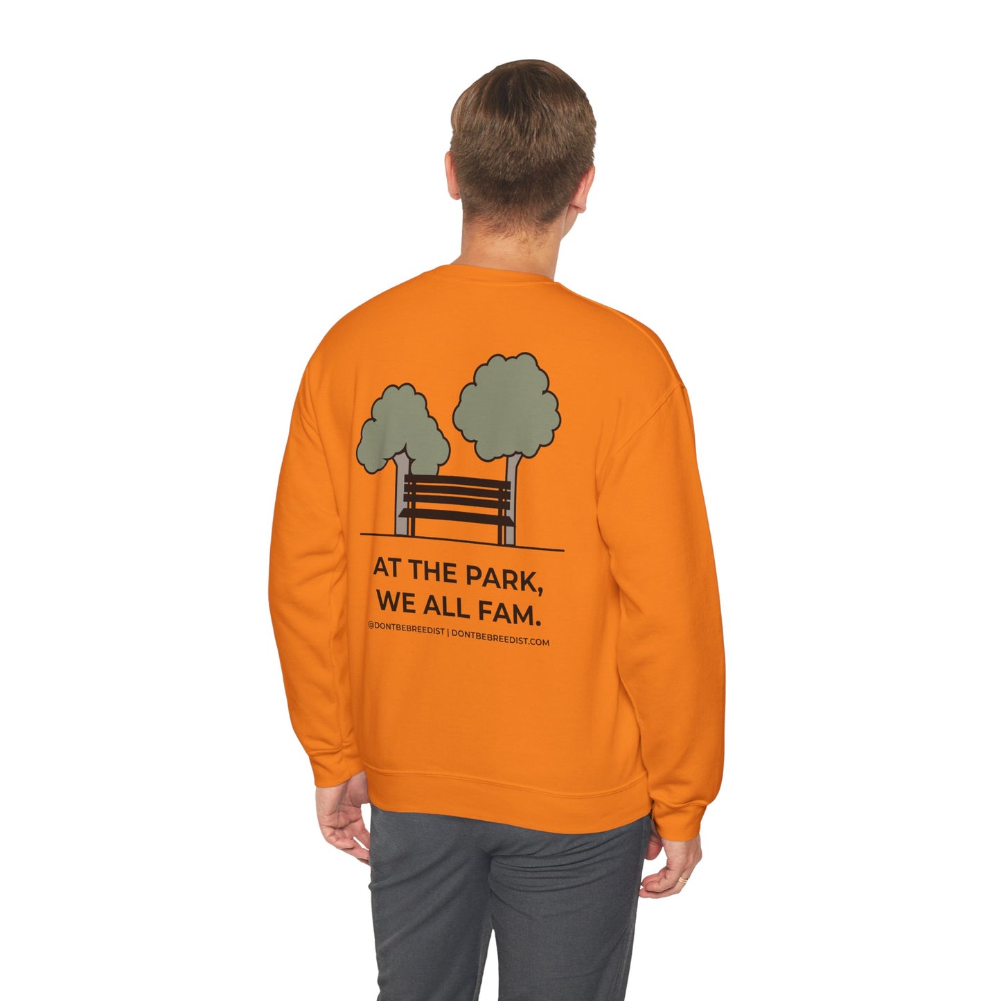 DBB | At The Park, We All Fam | Unisex Heavy Blend™ Crewneck Sweatshirt