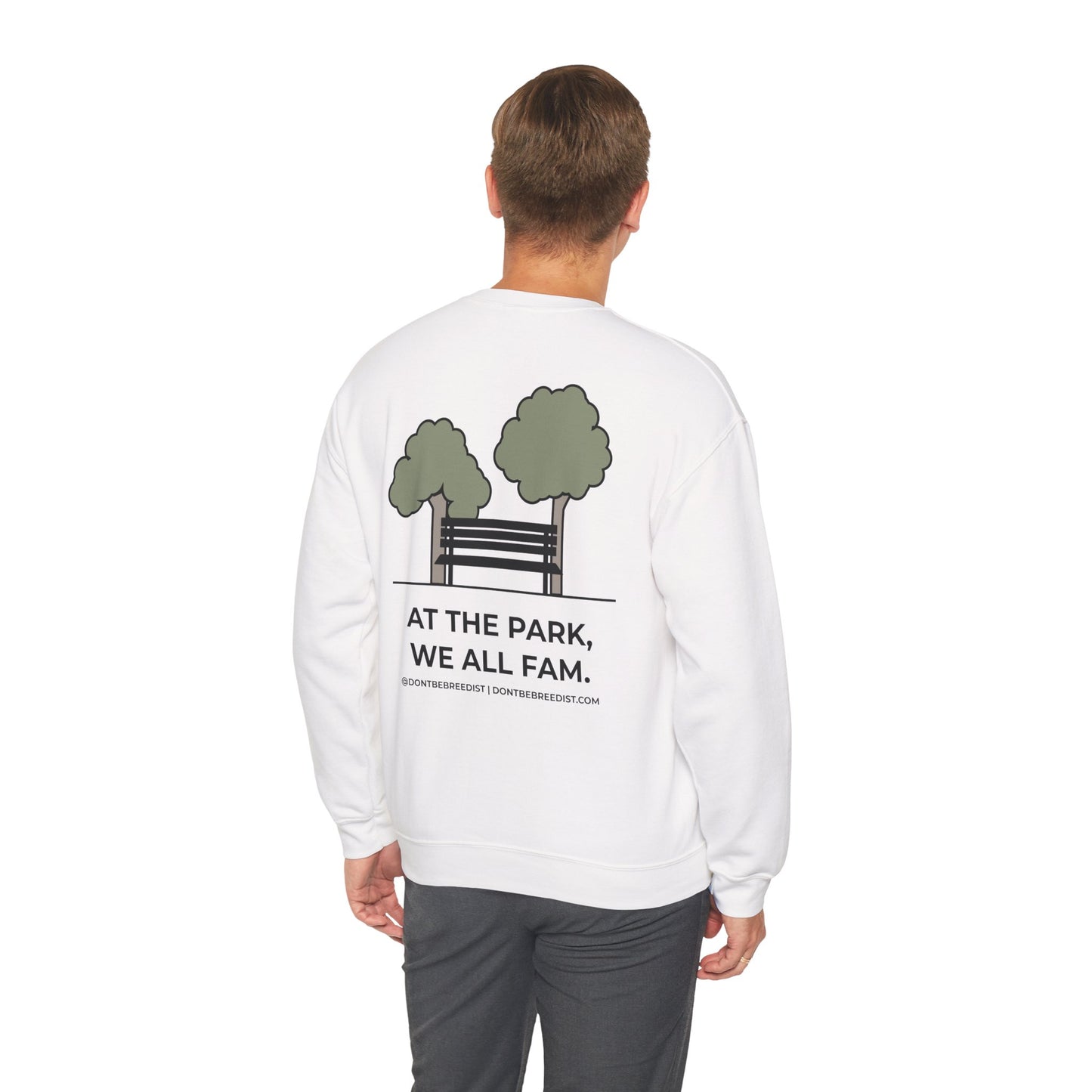 DBB | At The Park, We All Fam | Unisex Heavy Blend™ Crewneck Sweatshirt