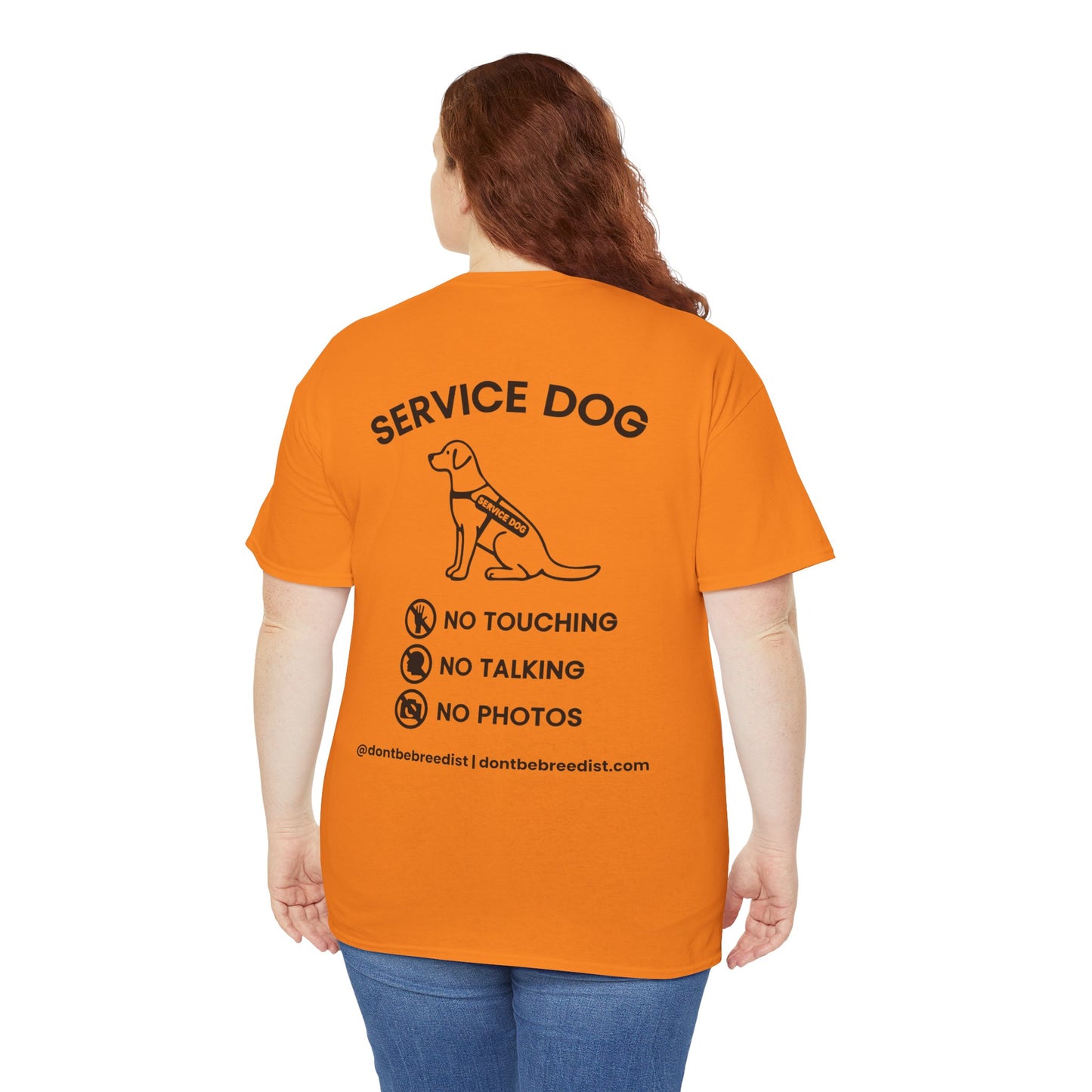 DBB | Service Dog Awareness Unisex Heavy Cotton Tee