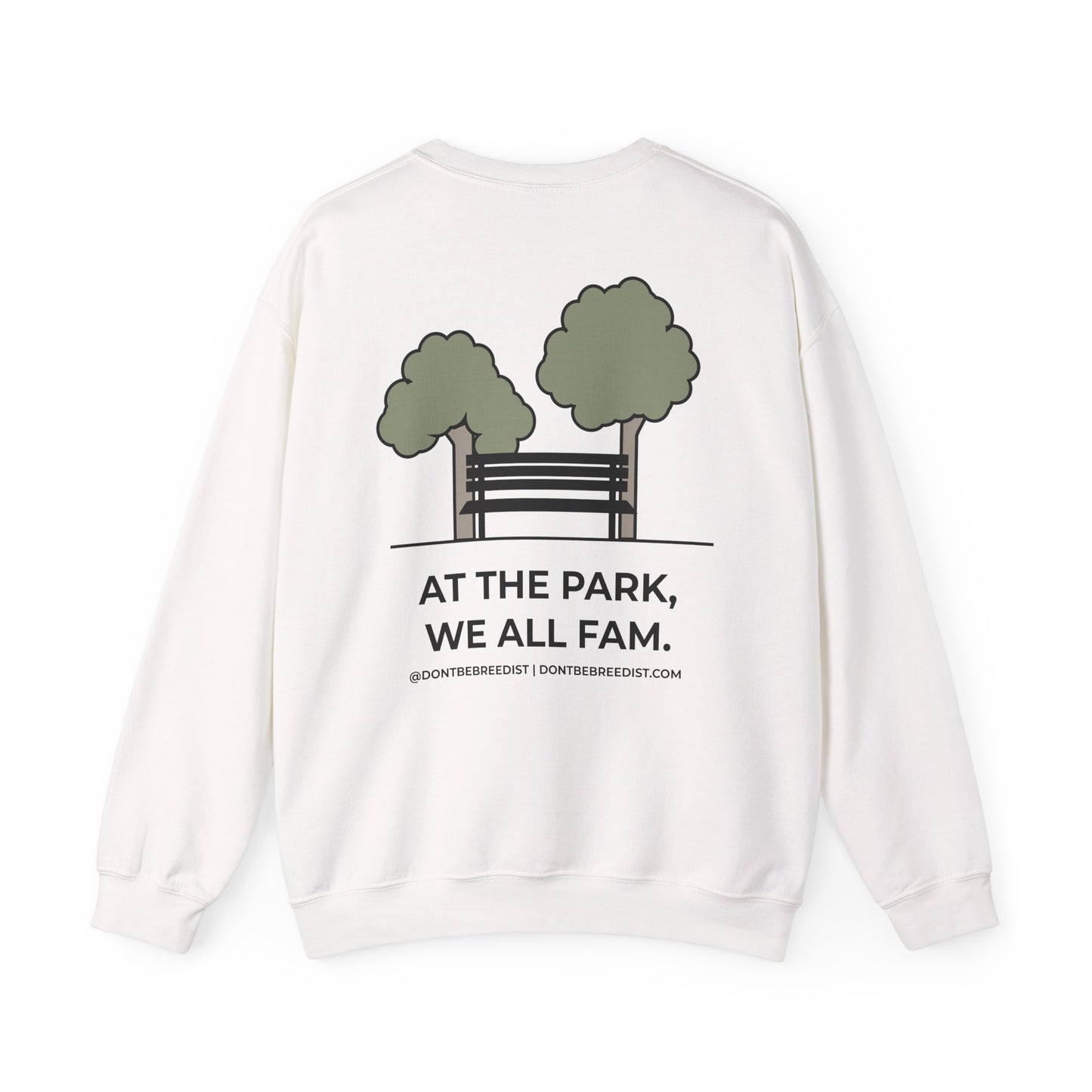 DBB | At The Park, We All Fam | Unisex Heavy Blend™ Crewneck Sweatshirt