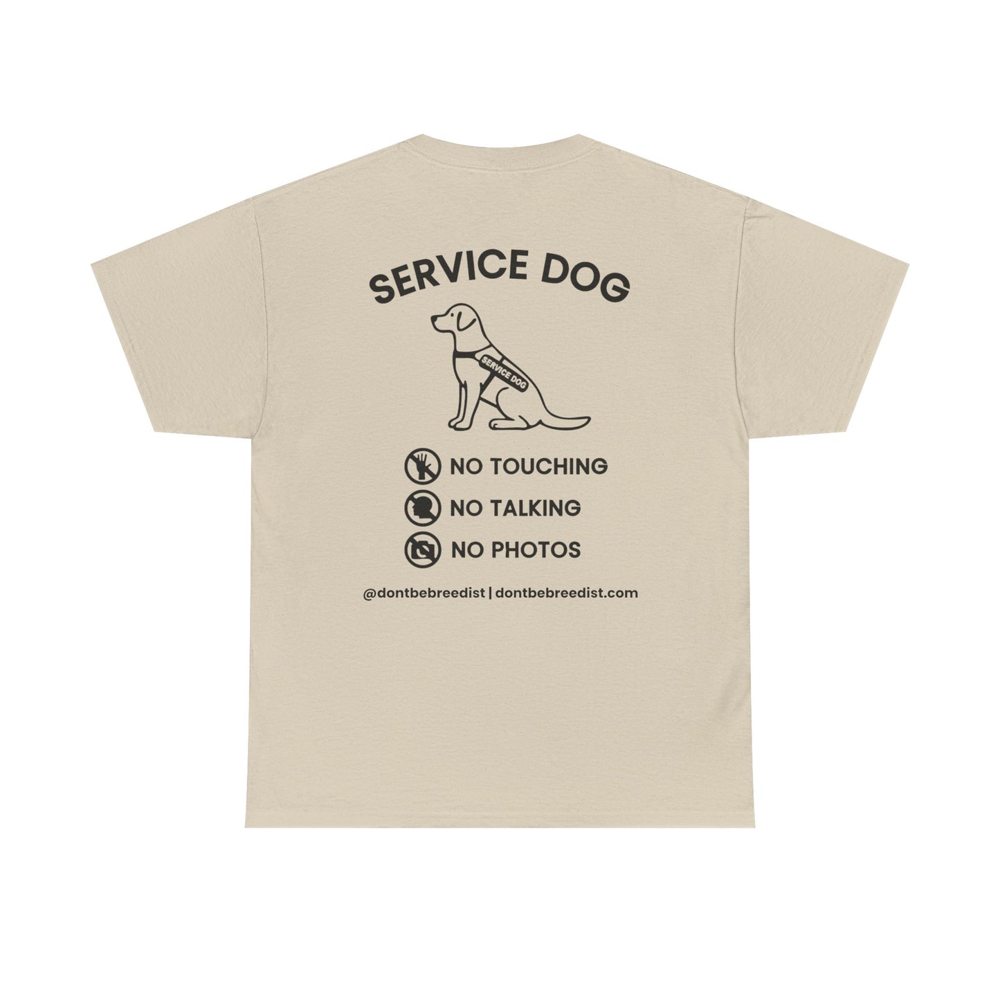 DBB | Service Dog Awareness Unisex Heavy Cotton Tee