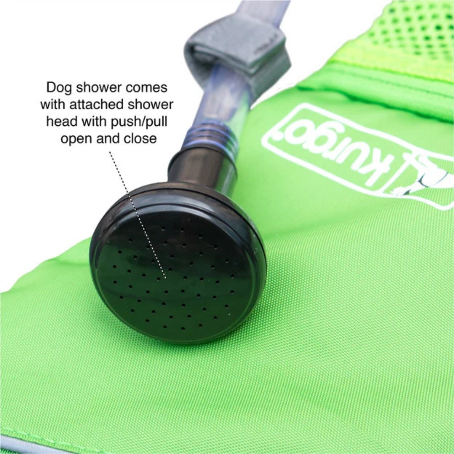 Kurgo Dog Go Shower Green