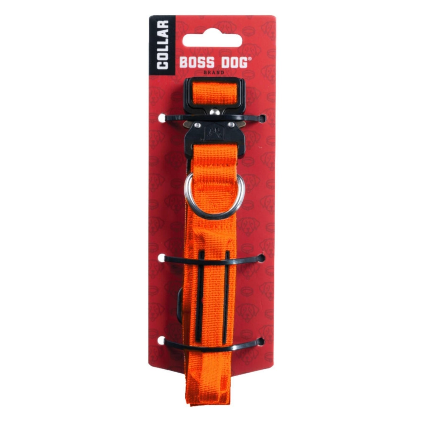 Boss Dog Tactical Adjustable Dog Collar Hunter Orange, 1ea/SM, 1316 in