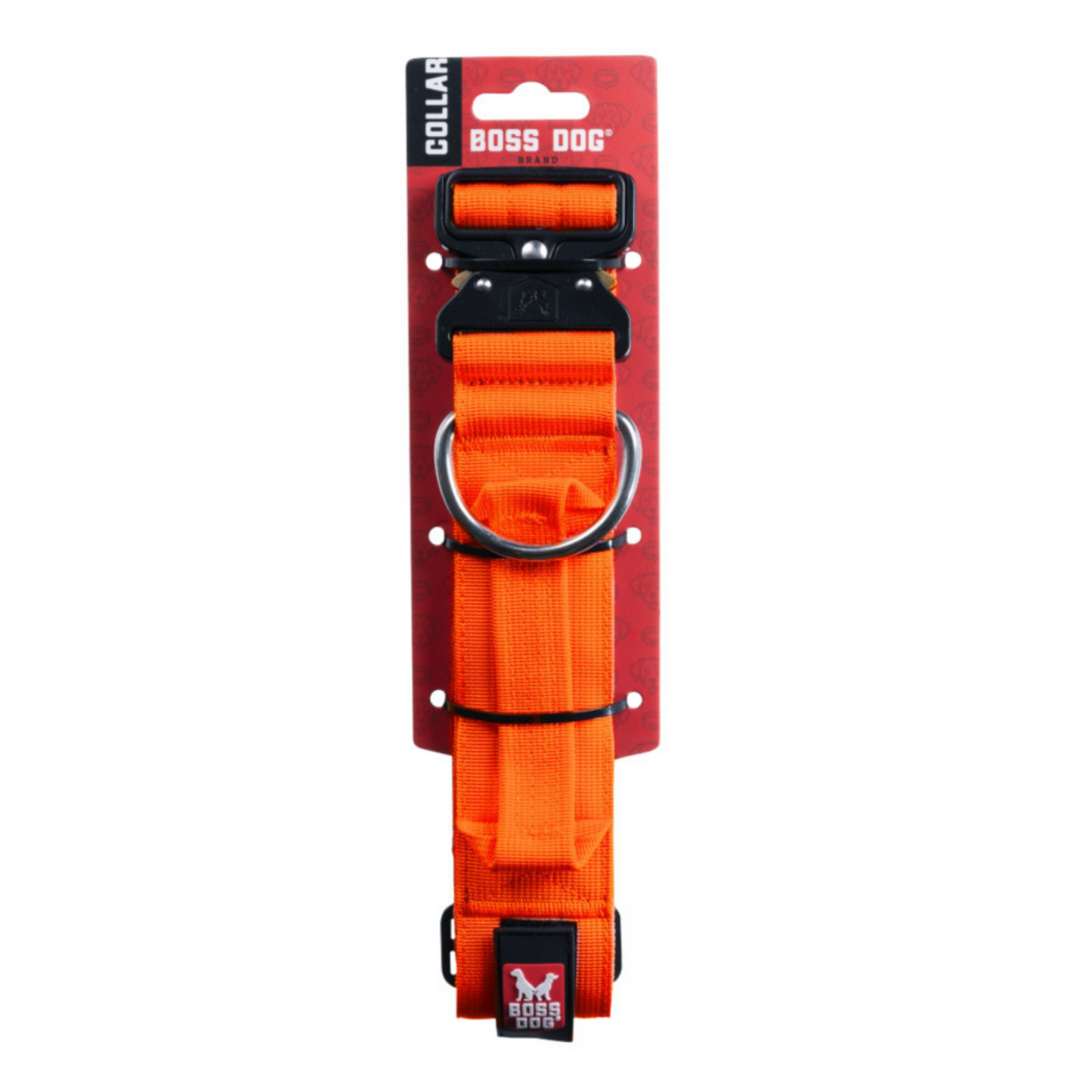 Boss Dog Tactical Adjustable Dog Collar Hunter Orange, 1ea/MD, 1518 in