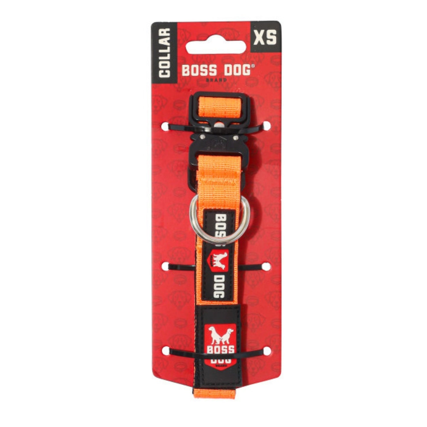 Boss Dog Tactical Adjustable Dog Collar Hunter Orange, 1ea/XS, 1114 in