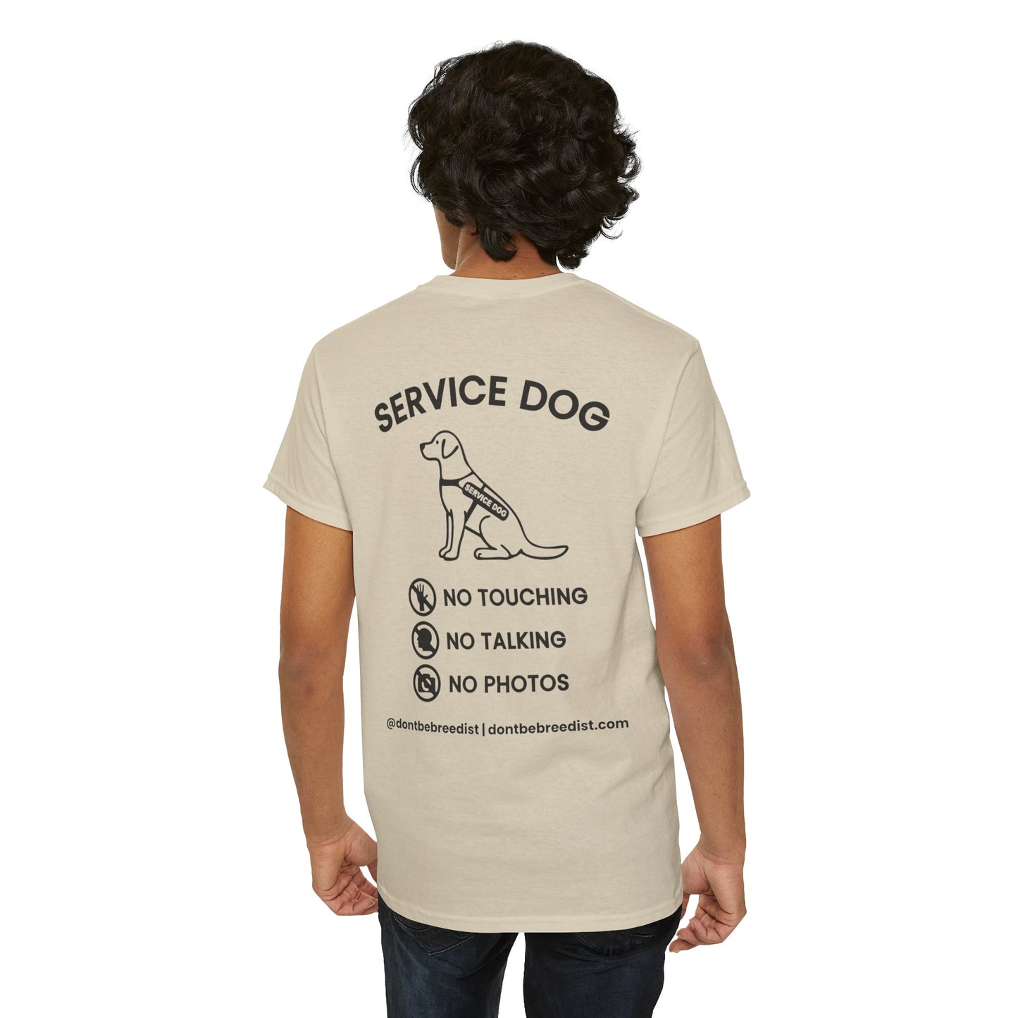 DBB | Service Dog Awareness Unisex Heavy Cotton Tee
