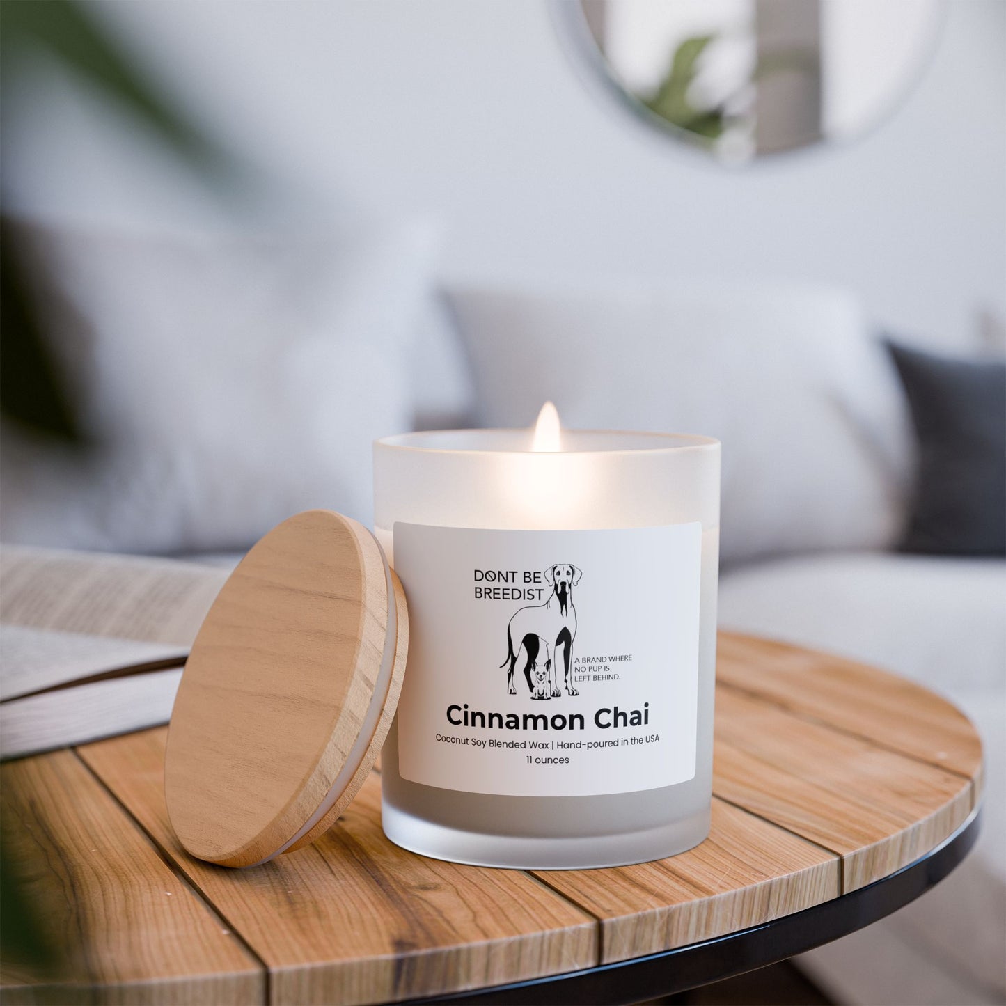 DBB | Frosted Glass Candle, 11oz