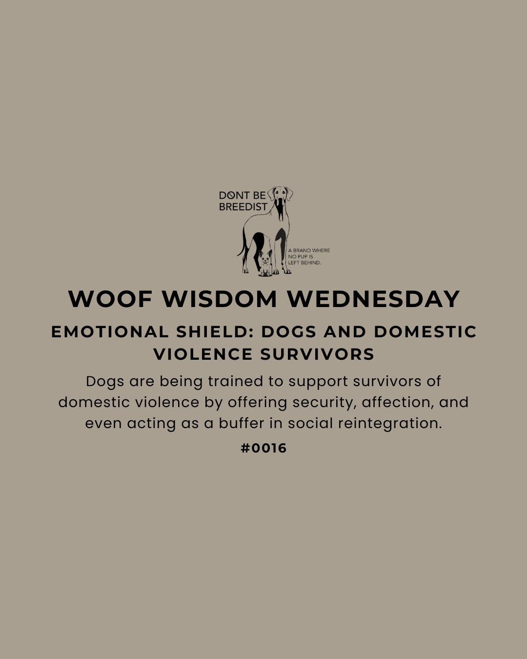 Dogs and Domestic Violence Survivors: Emotional Shields with Four Paws