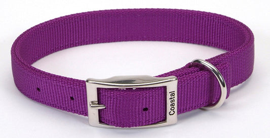 Coastal Double-Ply Nylon Collar Purple 1X22In