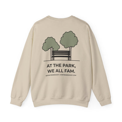 DBB | At The Park, We All Fam | Unisex Heavy Blend™ Crewneck Sweatshirt