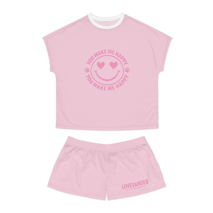 Loves & Hugs Pajama Lounge Set – You Make Me Happy Edition