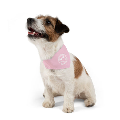 Loves And Hugs | "You Make Me Happy" – Pet Bandana Collar ( Pink )