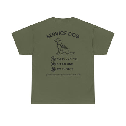 DBB | Service Dog Awareness Unisex Heavy Cotton Tee