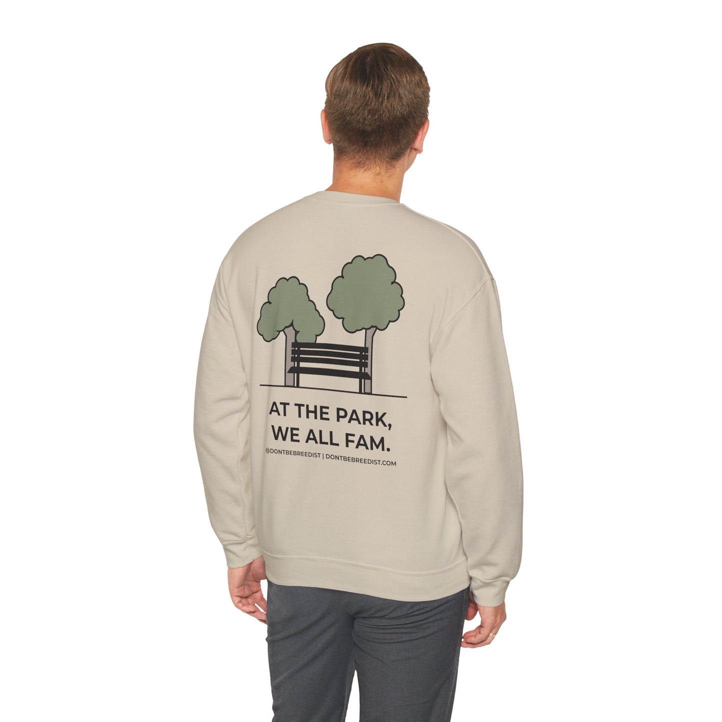 DBB | At The Park, We All Fam | Unisex Heavy Blend™ Crewneck Sweatshirt