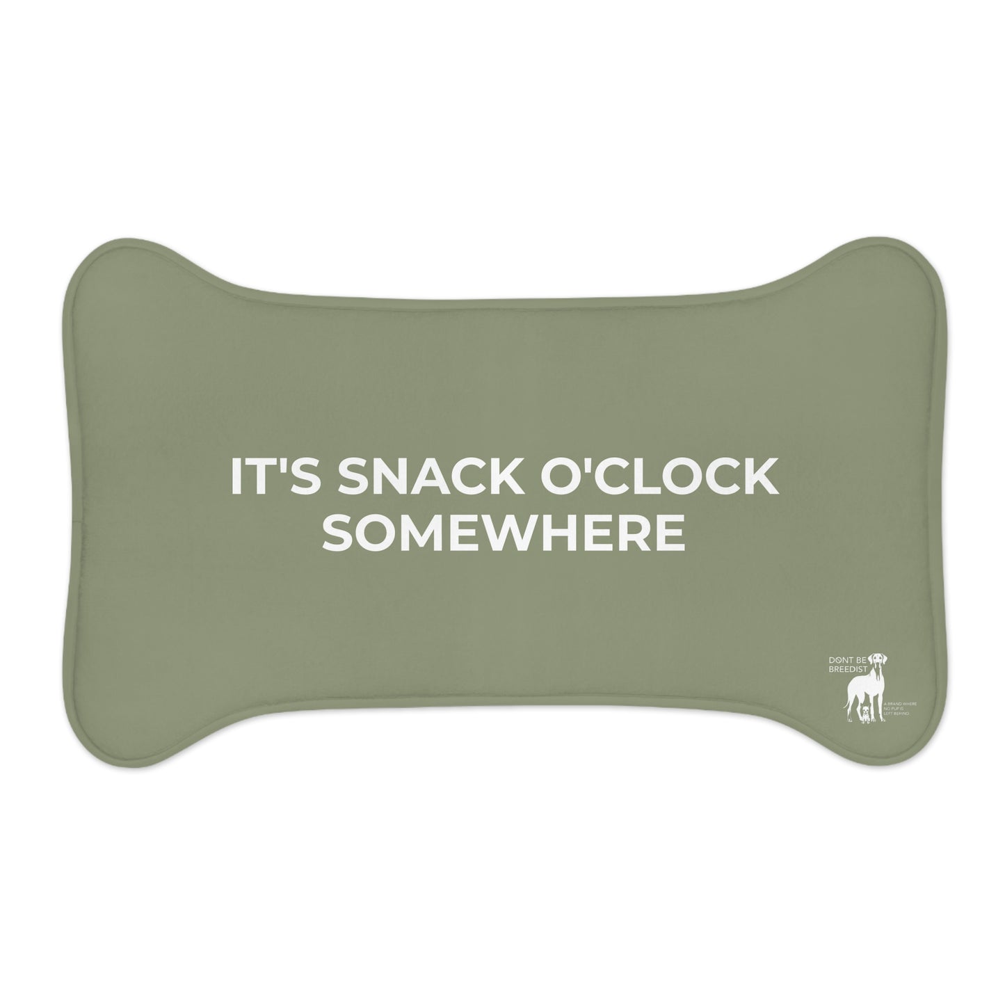 DBB | It's Snack O'Clock Somewhere – Dog Feeding Mat