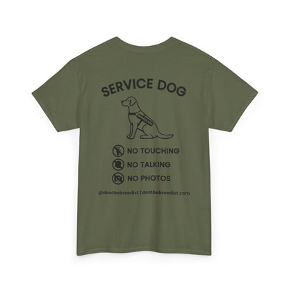 DBB | Service Dog Awareness Unisex Heavy Cotton Tee