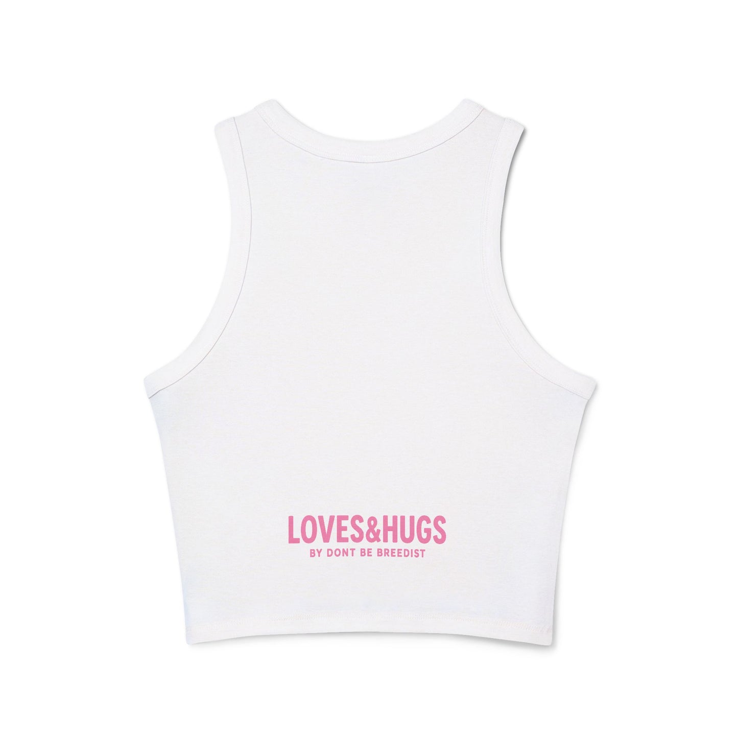 Loves & Hugs™ Women’s Racer Tank – You Make Me Happy Edition