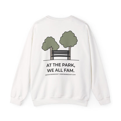 DBB | At The Park, We All Fam | Unisex Heavy Blend™ Crewneck Sweatshirt