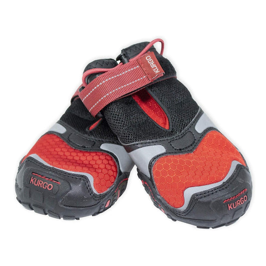 Kurgo Dog Blaze Boots Black & Red XSmall 2 Pack