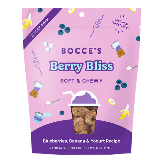 Bocce's Bakery Dog Soft & Chewy Berry Bliss 6oz.