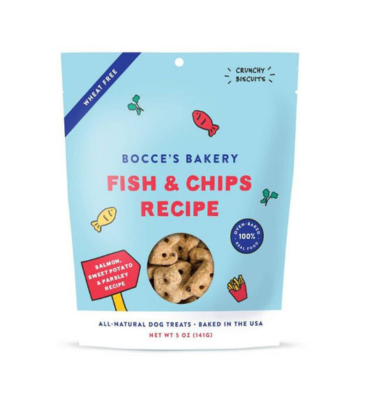 Bocce's Bakery Dog Fish Chips 5oz