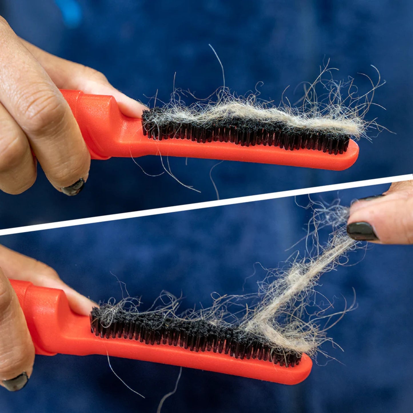 Lilly Brush Pet Hair Clean-Up Brush & Cap Red Small