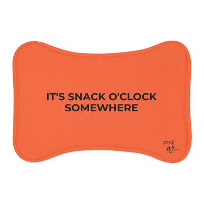 DBB | It's Snack O'Clock Somewhere – Dog Feeding Mat