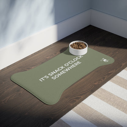 DBB | It's Snack O'Clock Somewhere – Dog Feeding Mat