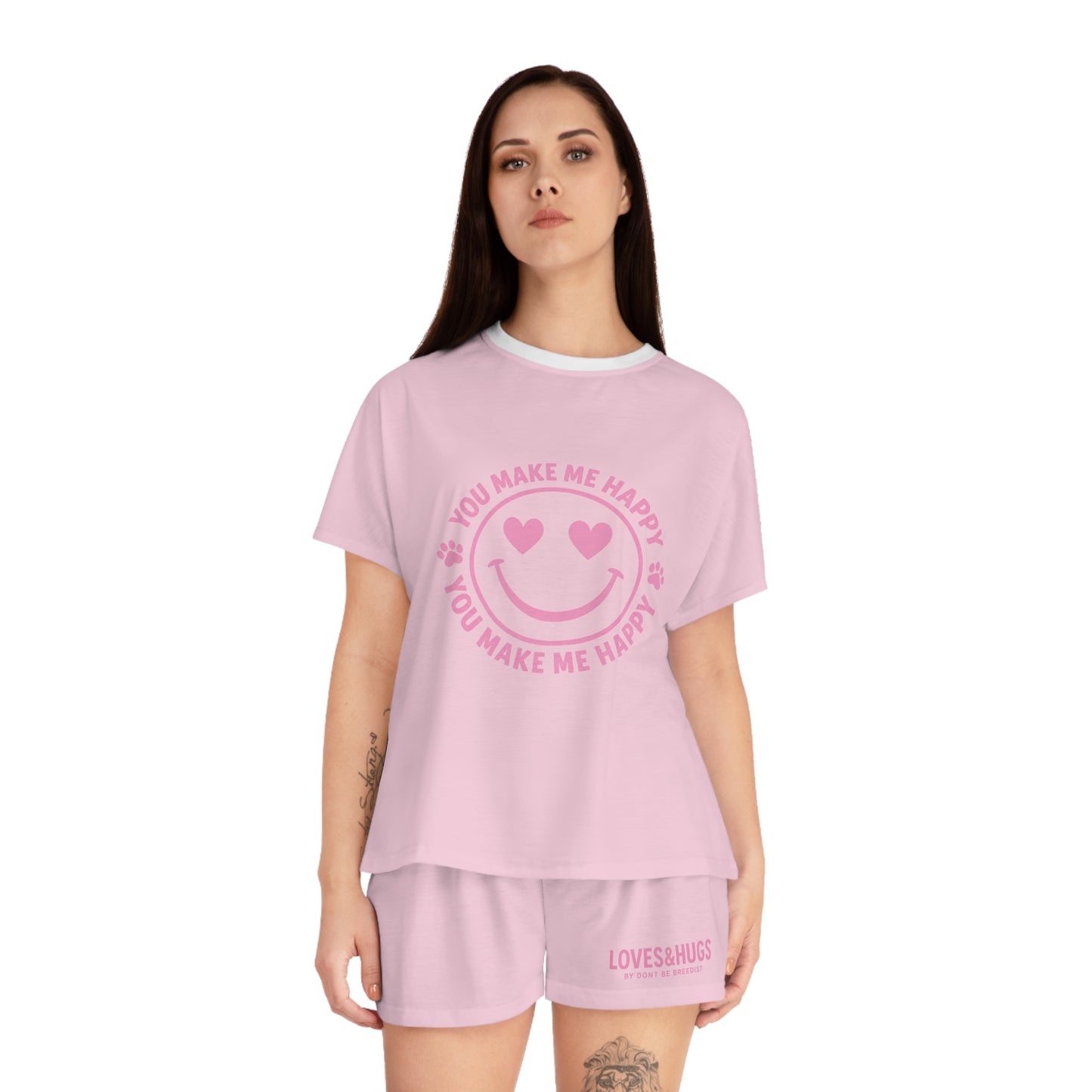 Loves & Hugs Pajama Lounge Set – You Make Me Happy Edition
